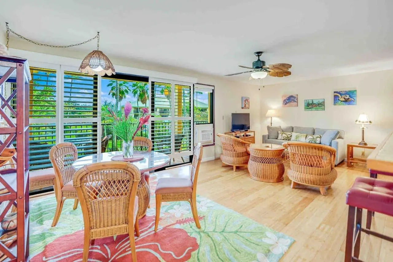Tropical 1 Bedroom With 2 Full Bath At Resort Лихуэ